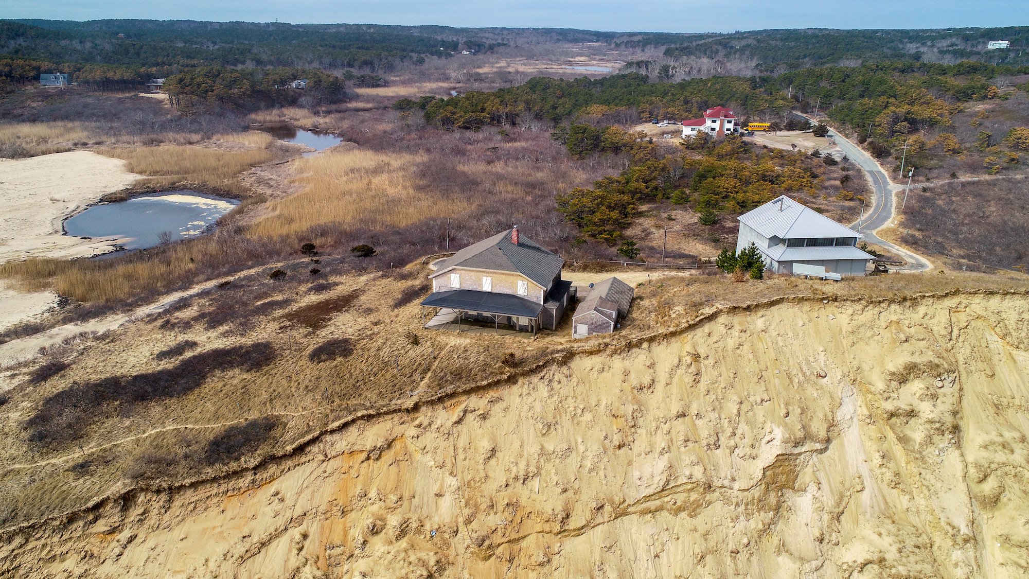 Drone mapping, Truro, MA coastal erosion monitoring, ARE UAS Services