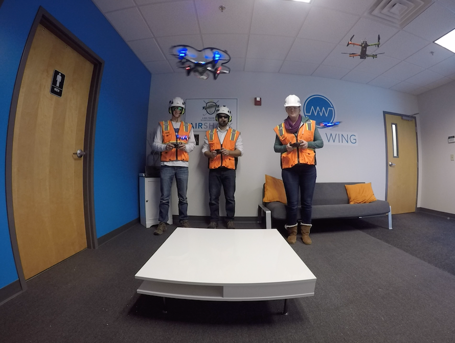 ARE drone Professionals flight training flying nano drones