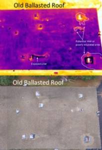 Roof thermal and RGB comparison