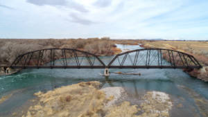 Drone photo of bridge